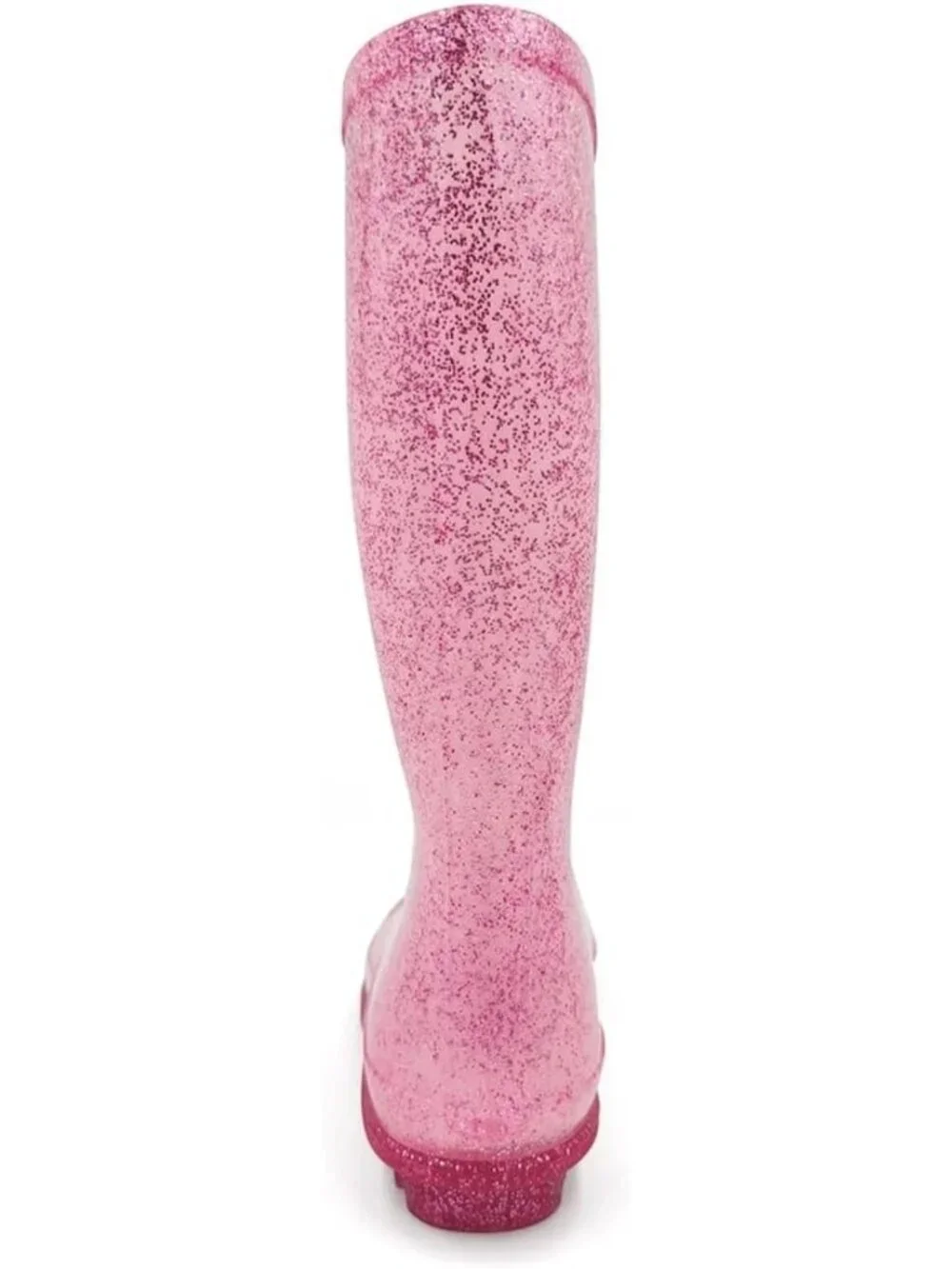 Glitter Waterproof Rain Boots for Girls - Easy On Rubber Boots (Kids Sizes)